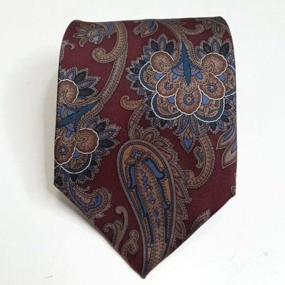 Vintage Christian Dior Monsieur Men's Silk Tie - Picture 1 of 11